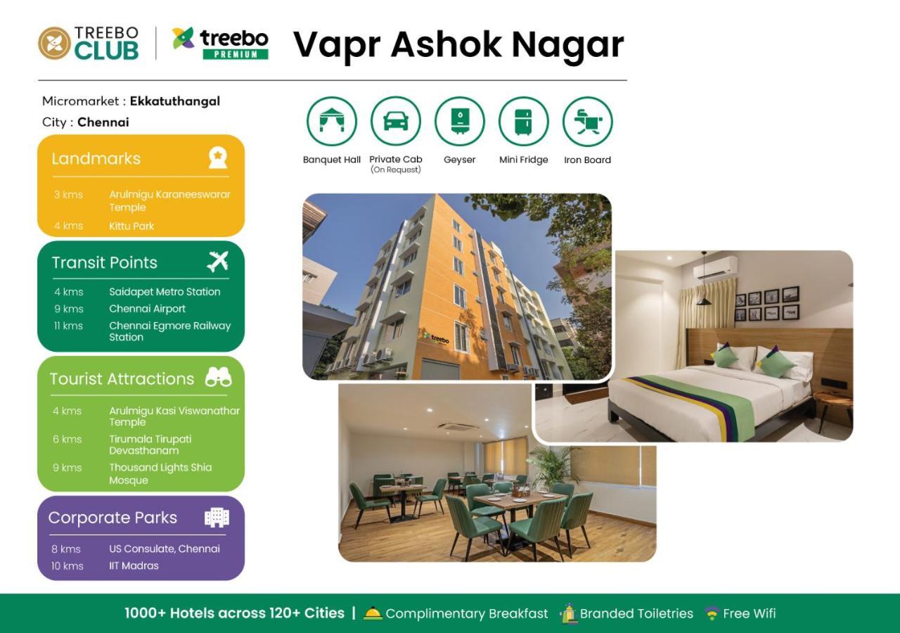 Treebo Premium Vapr Ashok Nagar Hotel Chennai Exterior photo